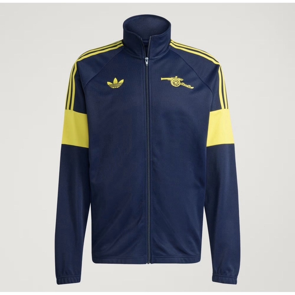 Men's Adidas Originals Indigo Arsenal FC LFSTLR Lifestyler Track Top Jacket New